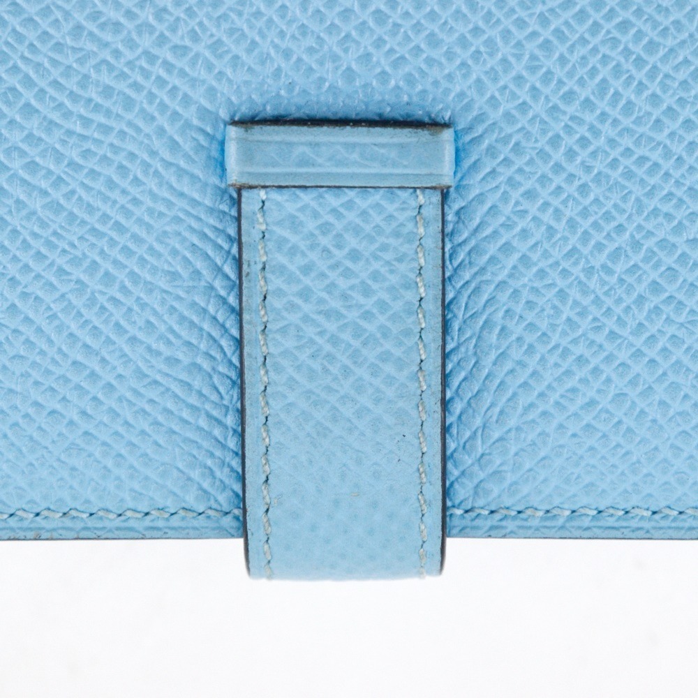 HERMES Blue Bean Wallet - Picture 12 of 15